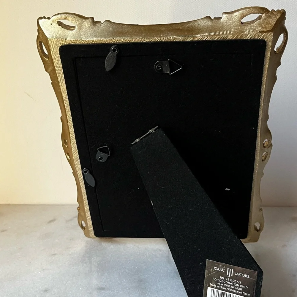Elegant Gold Ornate lace  Picture Frame for 5”x7” photo